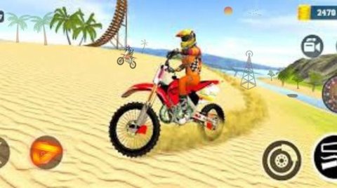 超级3D沙滩自行车赛