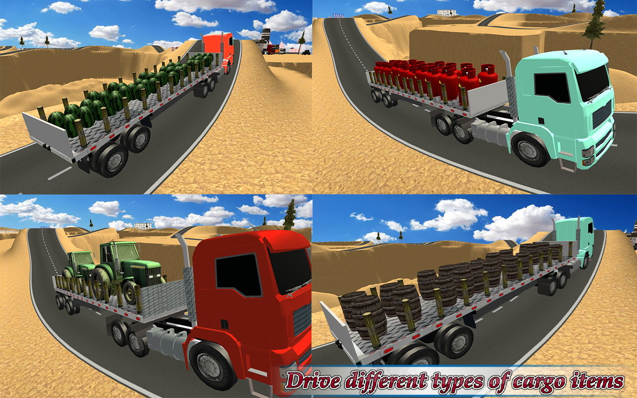 泥路运输卡车模拟驾驶